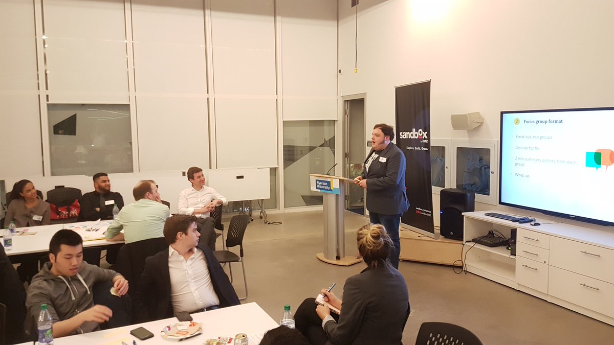Yvan_Baker's tweet photo. James presents results from the second group. "Who presented us this information and how was presented?" #onpoli #digitalpathway https://t.co/GFlR7gdOSB