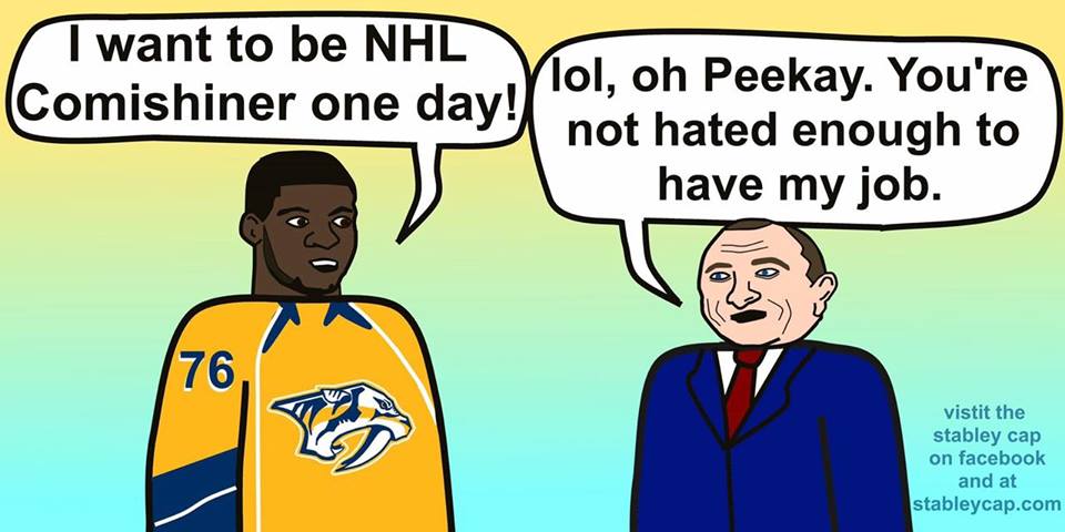 thestableycap's tweet photo. Oh, @PKSubban1! #iloveyou #predators #preds https://t.co/QLuCFtXQ4K