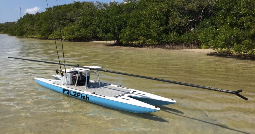 SUP Fishing With A Push Pole And Casting Platform [VIDEO] bit.ly/2mq0AGs <a href="/LIVEWatersports/">LIVE Watersports</a> #SUP #fishing #paddleboard