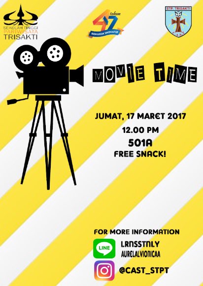 Dateng yukk teman2 ke acara Jumatan CAST, tgl 17 Maret 2017 di kelas 501A! Dijamin seruu👌🏼👌🏼👌🏼 FREE SNACKS!😊😊 #CAST2017 #ALLFORJESUS