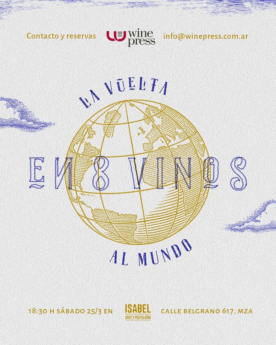 ¿Alguna vez diste la vuelta al mundo en 8 vinos? ✈🗺🍷
Junto con José Laguna seguimos #DesmitificandoElVino
📧 info@winepress.com.ar