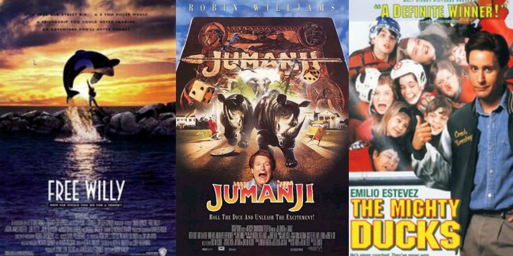 Rock95Barrie's tweet image. At home with the kids this week? Bring out these 90's movies you forgot about  bit.ly/2n2NG5G