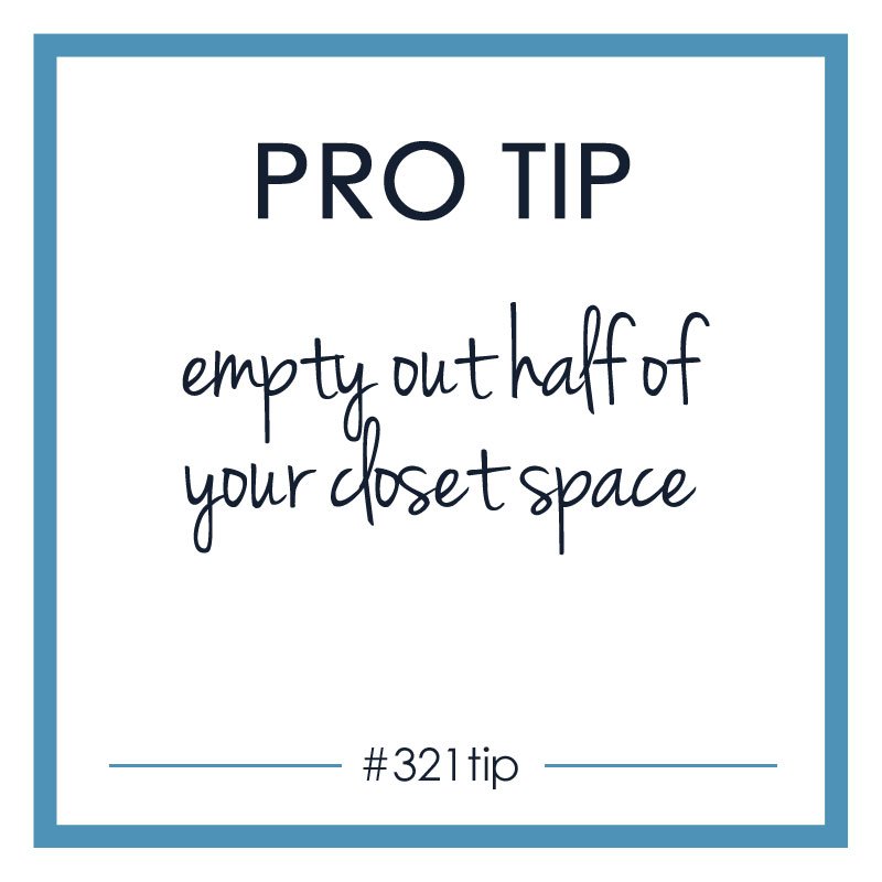 Real321Lux's tweet photo. Storage is a huge draw for buyers! Do yourself (and them) a favor and empty out & organize half of your closet space! #321tip #real321 https://t.co/CqN0Nj9yt8