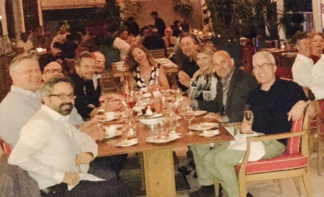Simon_at_Morgan's tweet photo. Fantastic Dinner In Miami with our Cruise Industry friends! #morganseating #cruise #design #faena hotel https://t.co/02Z05ei0C7