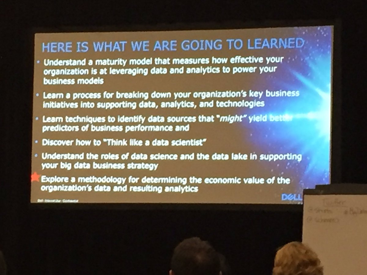 GillianDoc's tweet photo. @schmarzo @strataconf #bigdatamba @JCPs40 exec workshop! https://t.co/MijG5Ppj92