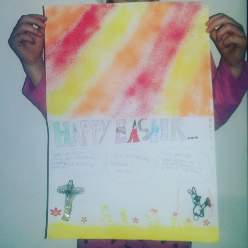 chloewest2010's tweet photo. #Tookhersolong #Shessoproud #Shesexcitedtobringitschool #easterposter @MissWyattkidz https://t.co/n2vU1pTCFH