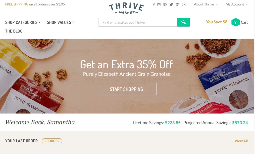 HealthiestHlthy's tweet photo. @THRIVEmkt Ref ticket# 1679596 -- says free shipping on website and in my cart. https://t.co/YqRSlsyvD9
