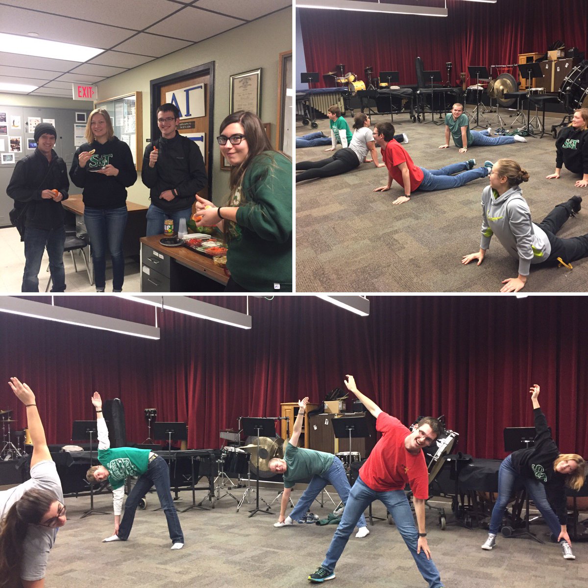 Today for #13DaysofTBS we had healthy snacks and did some yoga! #WorkoutwithWava