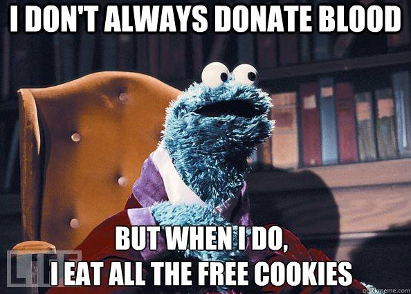 UWindsorBlood's tweet photo. PSA: Our last clinics of the semester are tomorrow and Thursday. Start your day right by saving lives and getting cookies https://t.co/kp0XeMWG6A