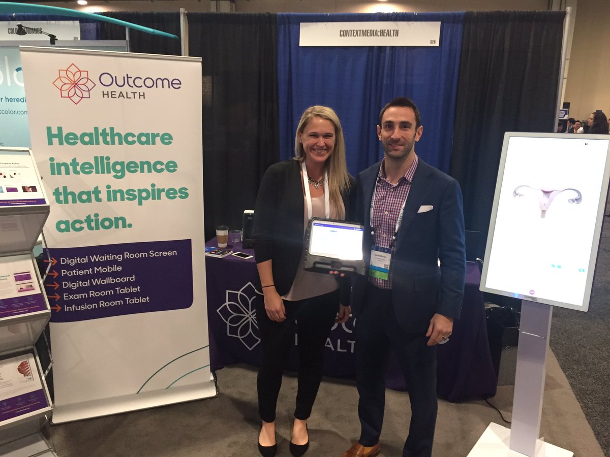 DBOutcomeHealth's tweet photo. Thanks! @SGO_org for a great conference! physicians provided great feedback and are thrilled about the future of @OutcomeHealth https://t.co/MW7fDguS6z