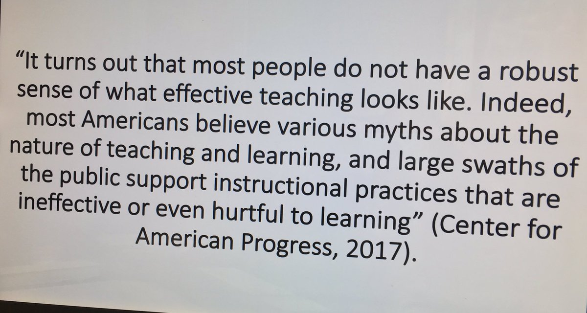 Important report from <a href="/EdProgress/">CAP K-12 Education</a> about what we think we know about teaching and learning. 

americanprogress.org/issues/educati…