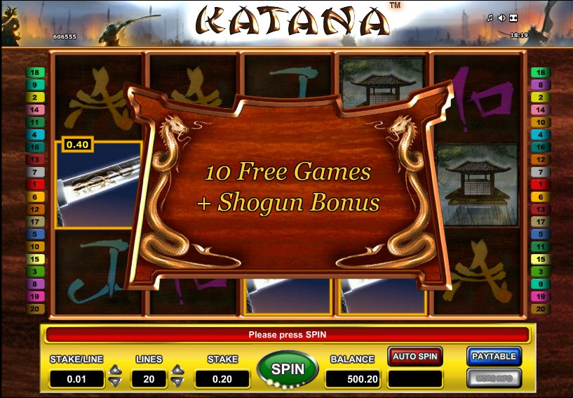 Slots katana