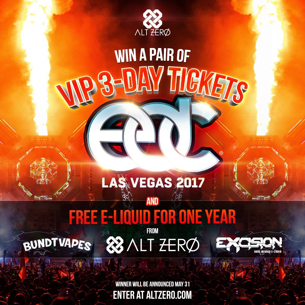 altzeroliquids's tweet image. WIN 2 VIP tickets to EDC LAS VEGAS from @altzeroliquids!! Enter here: altzero.com/pages/edc-give…