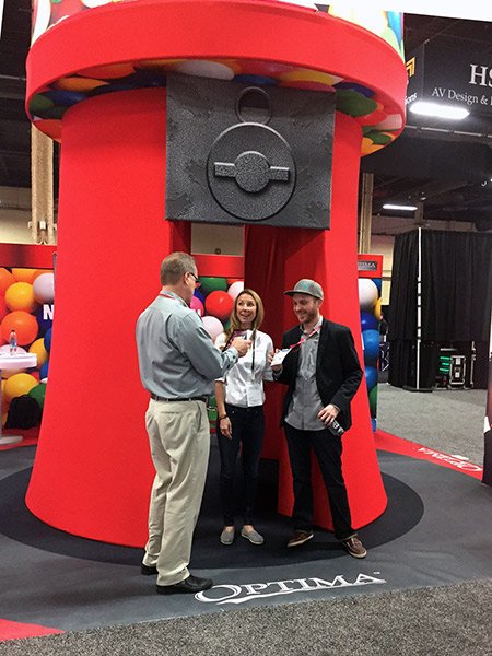 Optima_Graphics's tweet image. Booth#1757 has: Panoramic Lightboxes, InStep carpet, 4K Print Technology, NEXT Backlits &amp;amp; Gum Balls! Come By! #colorthatpops #exhibitorlive