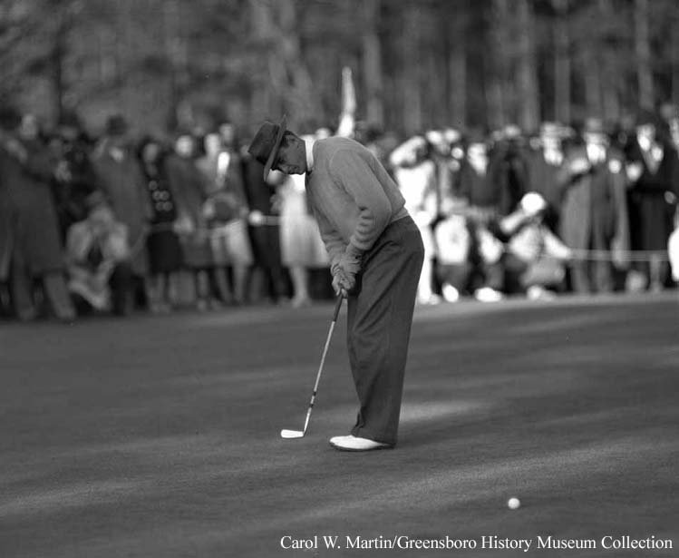 GsoHistryMuseum's tweet photo. #OnThisDay 1938 Sam Snead wins first GGO on Starmount Country Club course https://t.co/lNlmzkRWZ4