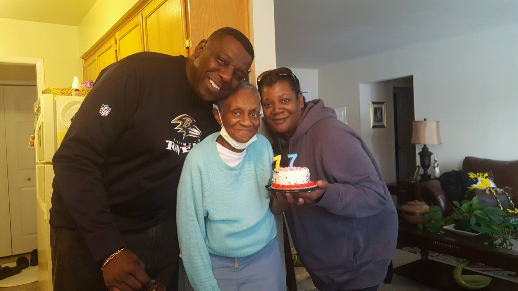 jimharbaugh's tweet photo. Happy 77th birthday to Beautiful person &amp; dear family friend Annie Fulbright! Much love from all the Harbaugh's! https://t.co/BkKcabtMJS