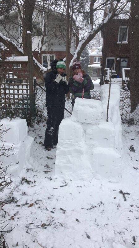 PsychTALydia's tweet photo. @PsychTA_Trenton @ericaIntroPsych Ready to cream you in a snow ball fight - bet your fort wouldn't be as dope as ours #GetAtUs #TeamJodia https://t.co/sTvcqBbiTj