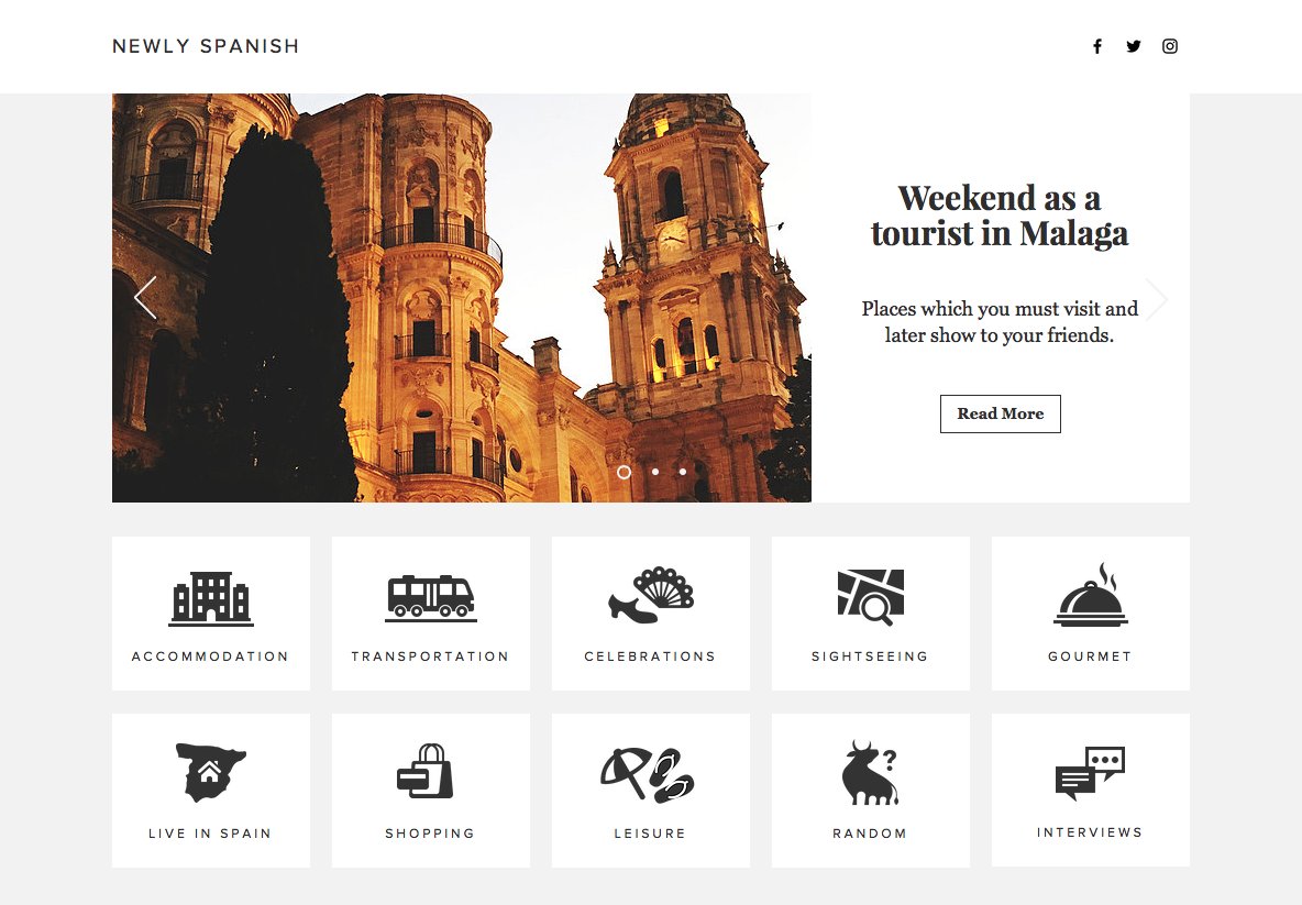 Hola. Finally, we're online! Come visit us 🎉
newlyspanish.com #NewlySpanish

#VisitSpain #TravelTuesday #blog #culture #Spain #news