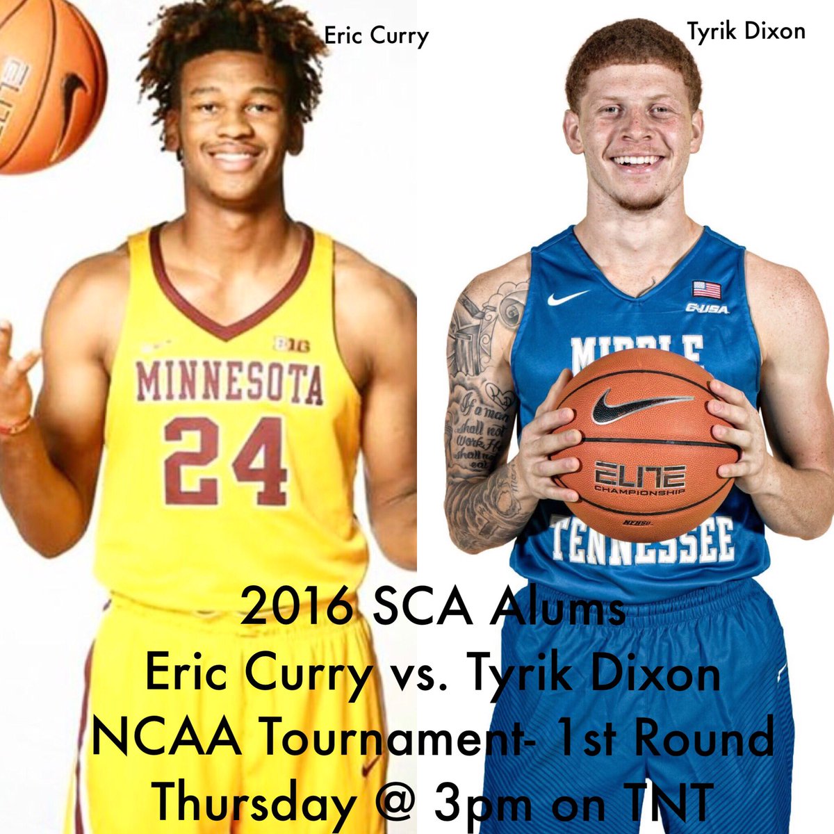 We love these boys!  Can't wait to watch them go head to head in the NCAA tournament.