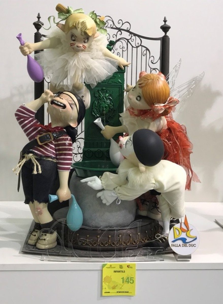 Ya tenemos ninot indultat infantil 2017 
Falla Duque de Gaeta - Pobla de Farnals #ninotindultatinfantil2017