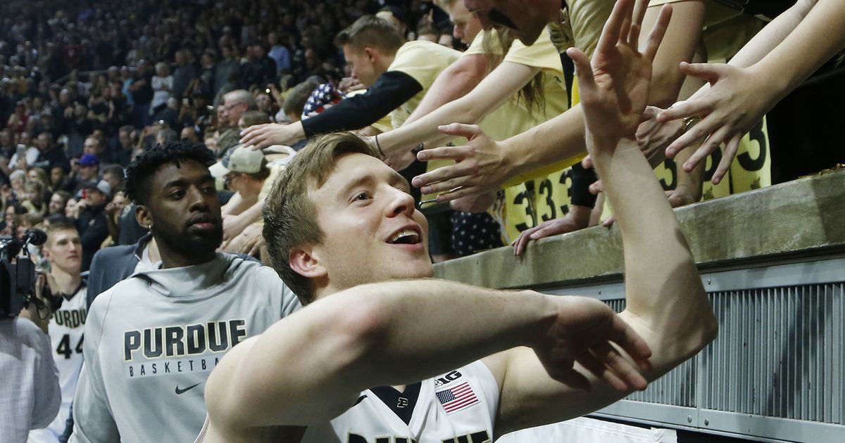 nwbaird's tweet photo. Even #Purdue's players know March is "Spike's time." Albrecht eager to return to NCAA tourney after 3-year absence. https://t.co/U7MZWlPLlc https://t.co/TKSSR6rvVw