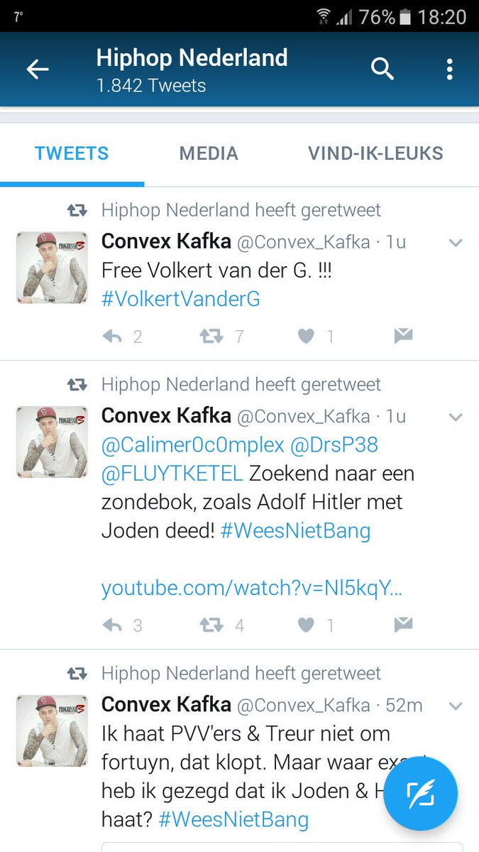 Calimer0c0mplex's tweet photo. .@SvensTweet @WimvanBeek1
Die koppeling is ook vaak te maken bij hiphoppers , zoals deze debiele #Rappert https://t.co/GrWVRaDZ2G
