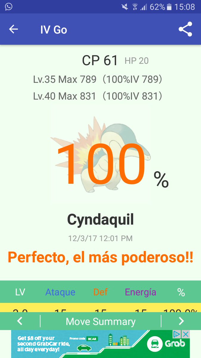 PoGo_Furri's tweet photo. Increíble cindaquil confusión y nuevo registro! Seguimos sumando! #PokemonGO #Pokemongogen2 https://t.co/vqtivWwDwf