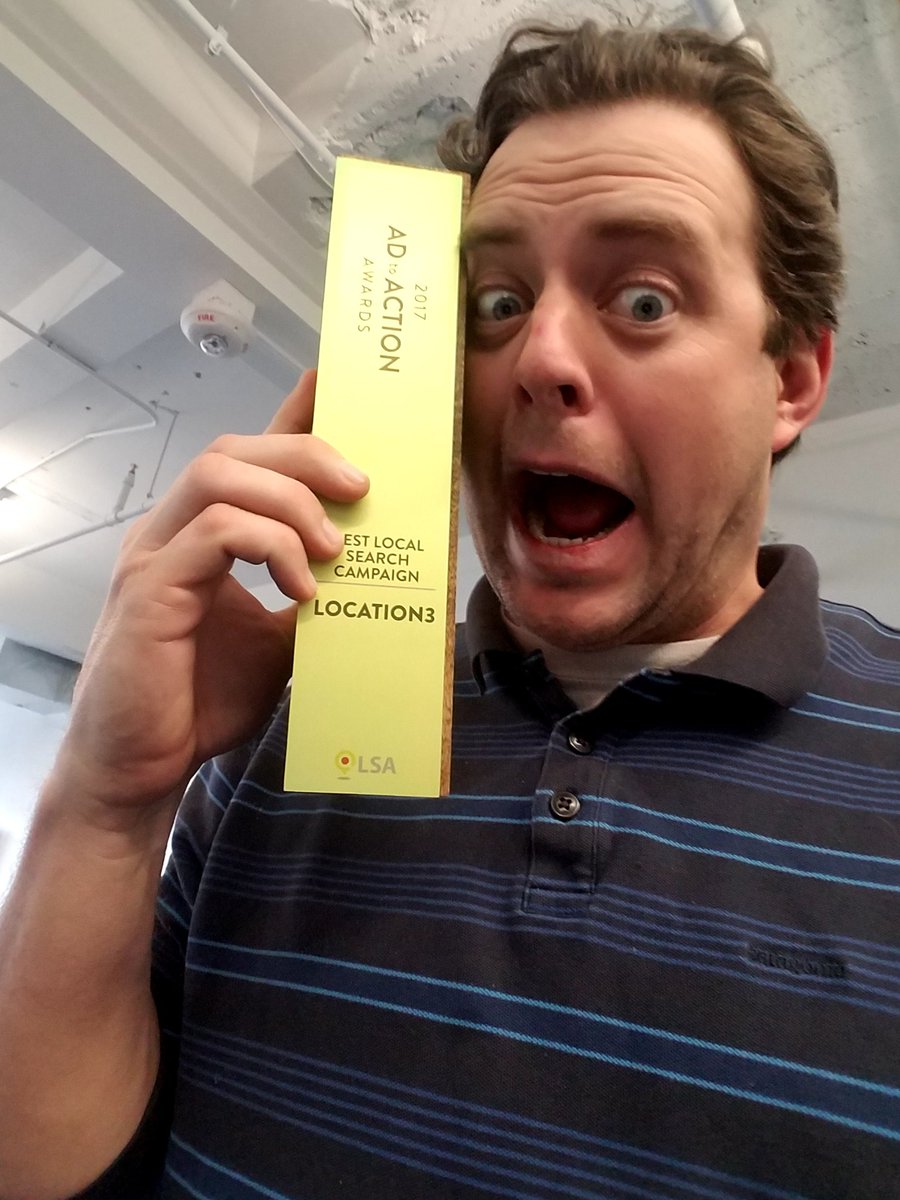 porter32's tweet photo. The eagle has landed! @LocalSearchAssn winner winner chicken dinner #bestlocalsearch @Location3 https://t.co/oNvLKVkzXK