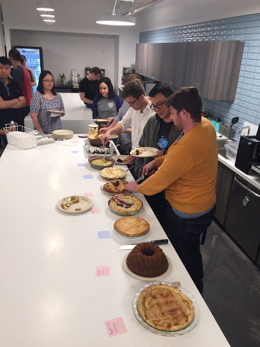 Docker's tweet image. got pi(e)? #piday2017