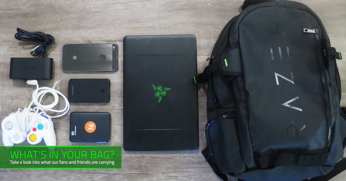 Check out what’s in @IIJERiiCHOII’s backpack and enter our giveaway for a chance to win a Razer Wildcat: rzr.to/jericho