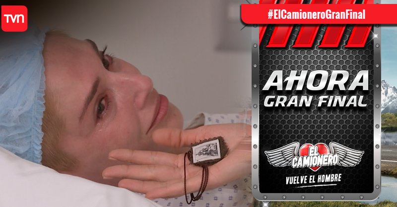 TVN's tweet photo. ¡COMIENZA el último capítulo de "El Camionero"! 👉 RT para que todos se enteren #ElCamioneroGranFinal https://t.co/v9DArqEgzG