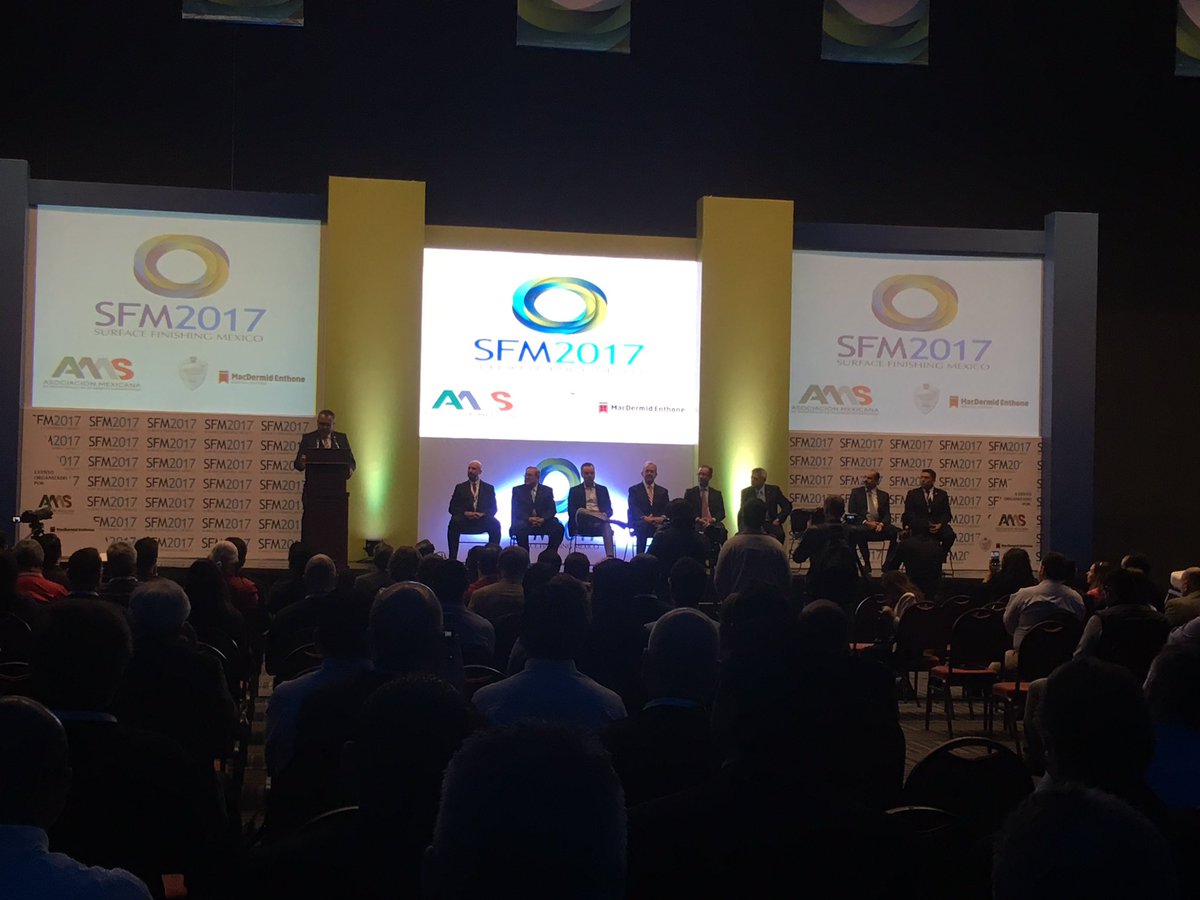 cluster_autoqro's tweet photo. Estamos en #SFM2017 evento único en México para el desarrollo de la industria de acabados superficiales felicidades @AMAS_MX @RenatoVillase https://t.co/OO4xK8Gx27