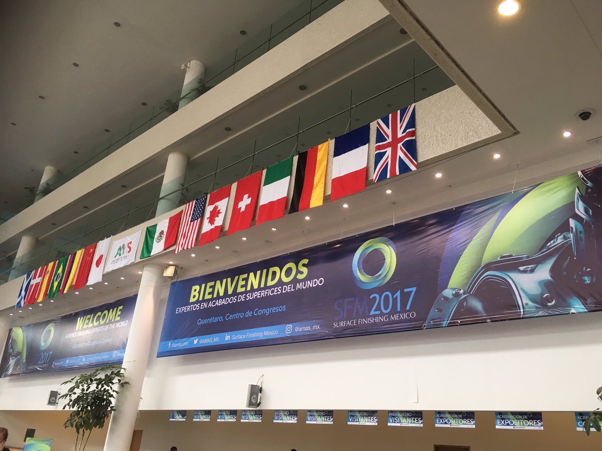 cluster_autoqro's tweet photo. Estamos en #SFM2017 evento único en México para el desarrollo de la industria de acabados superficiales felicidades @AMAS_MX @RenatoVillase https://t.co/OO4xK8Gx27