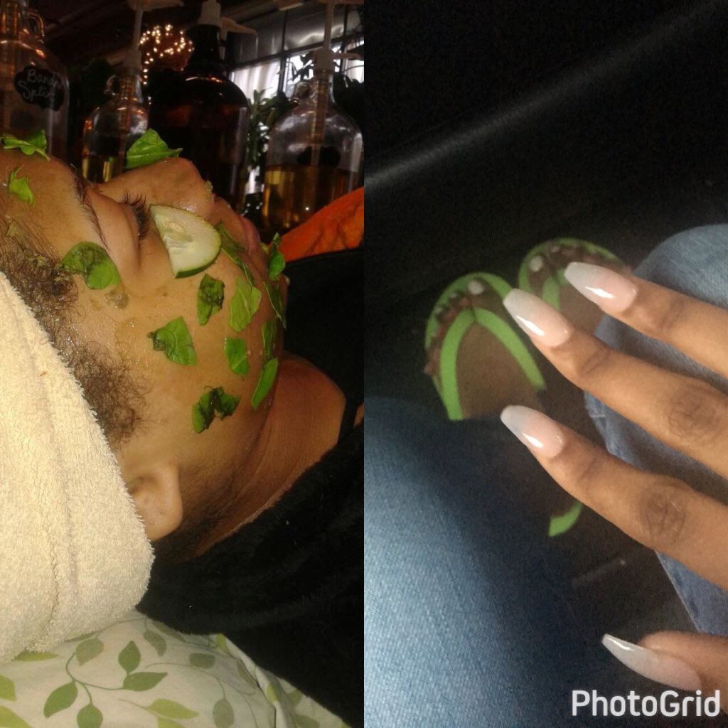 jjordrenee's tweet photo. #selfcarespringbreak wouldn't be right without a full body massage and veggie facial at iwi fresh and a fresh set and pedicure π
πΎ https://t.co/cn8fHJLsVc