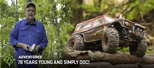 Axialrc's tweet image. Doc is our hero and will be live on the set at the April 9th #3X815 axialracing.com/blog_posts/107… #RVRCC #ScaleTrail #Axial #AxialAdventures
