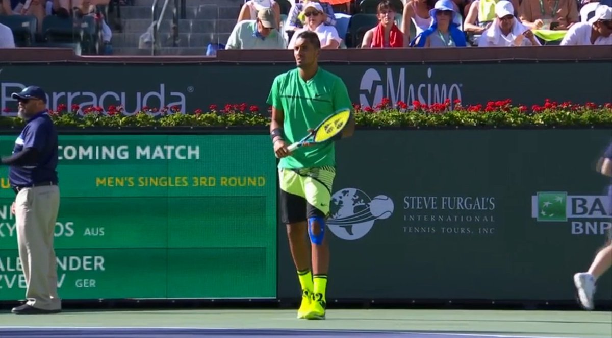 ESPNtenis's tweet photo. #TENISxESPN En VIVO por @ESPNPLAY, Alexander Zverev ante @NickKyrgios. https://t.co/RHm1QiZ4TD