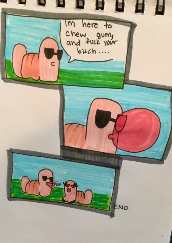thecoolestworm's tweet photo. Steal yo girl #comic #funny #coolworm https://t.co/UN9qLlWxRD