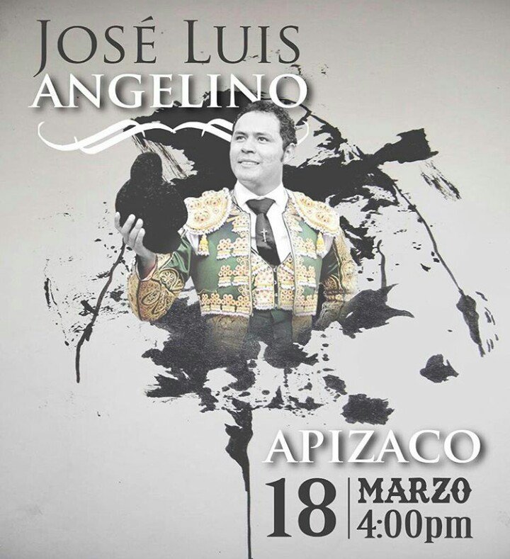 Próximo 18 de Marzo 4:00pm
#JoséLuisAngelino
#AngelinodeArriaga
#GerardoRivera
Plaza de Toros Rodolfo Rodríguez "El Pana"