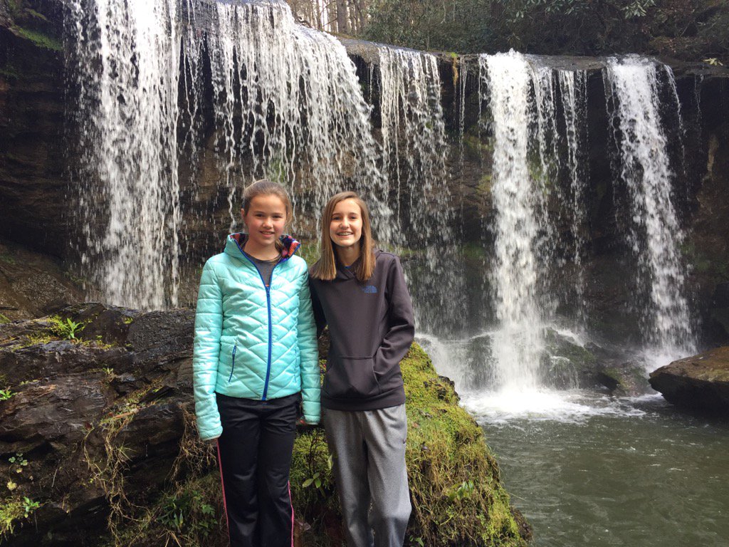 mthor72's tweet photo. 11 (Ramsey), 12 (Brasstown) &amp; 13 (Riley Moore) made for a busy afternoon on our Oconee waterfall tour. https://t.co/J22gsGmXic