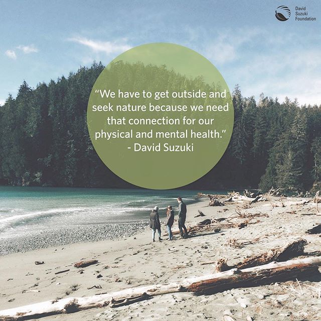 DavidSuzukiFDN's tweet photo. - Get out into nature - https://t.co/9n7bfsiAmm