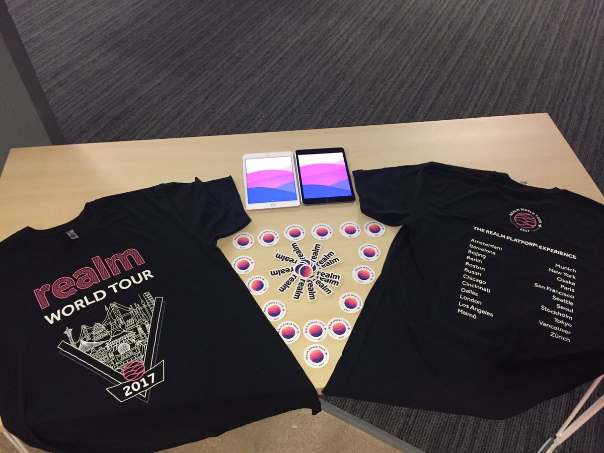 realm's tweet photo. What's up #Dallas!!! We are going BIG in Texas. Ready for liftoff here @_BottleRocket 🚀 !! #realmworldtour17 https://t.co/yeGuBrO1dS