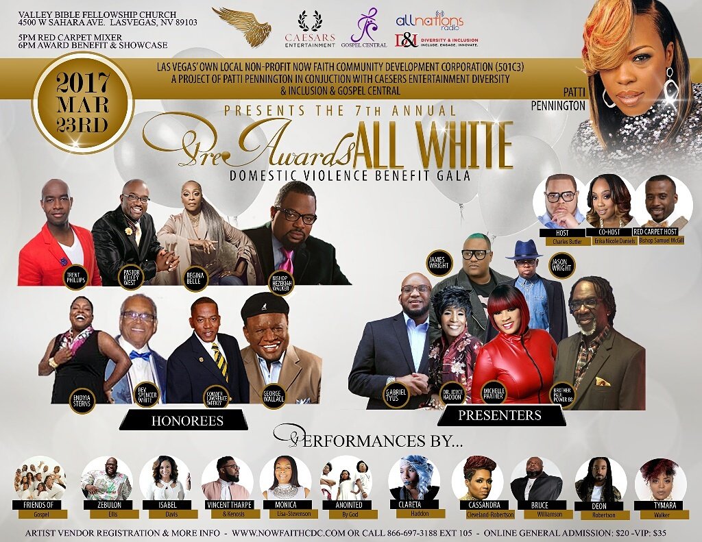 nowfaithcdc's tweet image. One week away get ur Tickets TODAY
@nowfaithcdc 
#STELLARWEEK
#Stellarwards
#domesticViolence
#Stellarawardallwhite
#StellarVegas
#nonprofit
