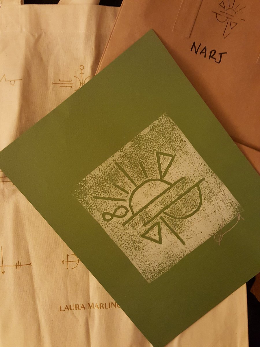 _narj_'s tweet image. Couldn't help purchase an original @lauramarlinghq lino print tonight @O2InstituteBham thanks to the lovely lady behind the counter.