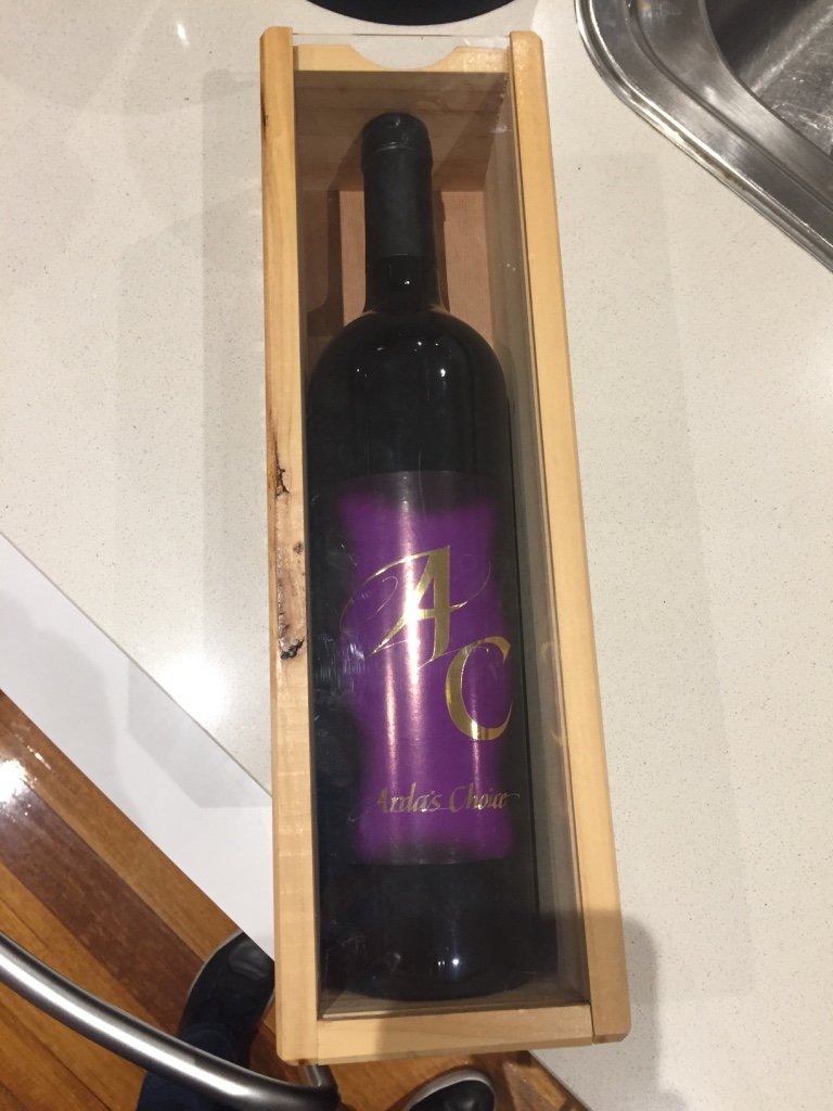 MountAvoca's tweet image. History in a bottle found in a cupboard #wine