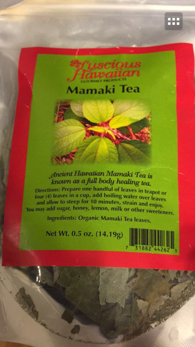 Mamaki tea. Ancient Hawaiians have used mamaki to aid in health and well being. #Antioxidants #Honolulu