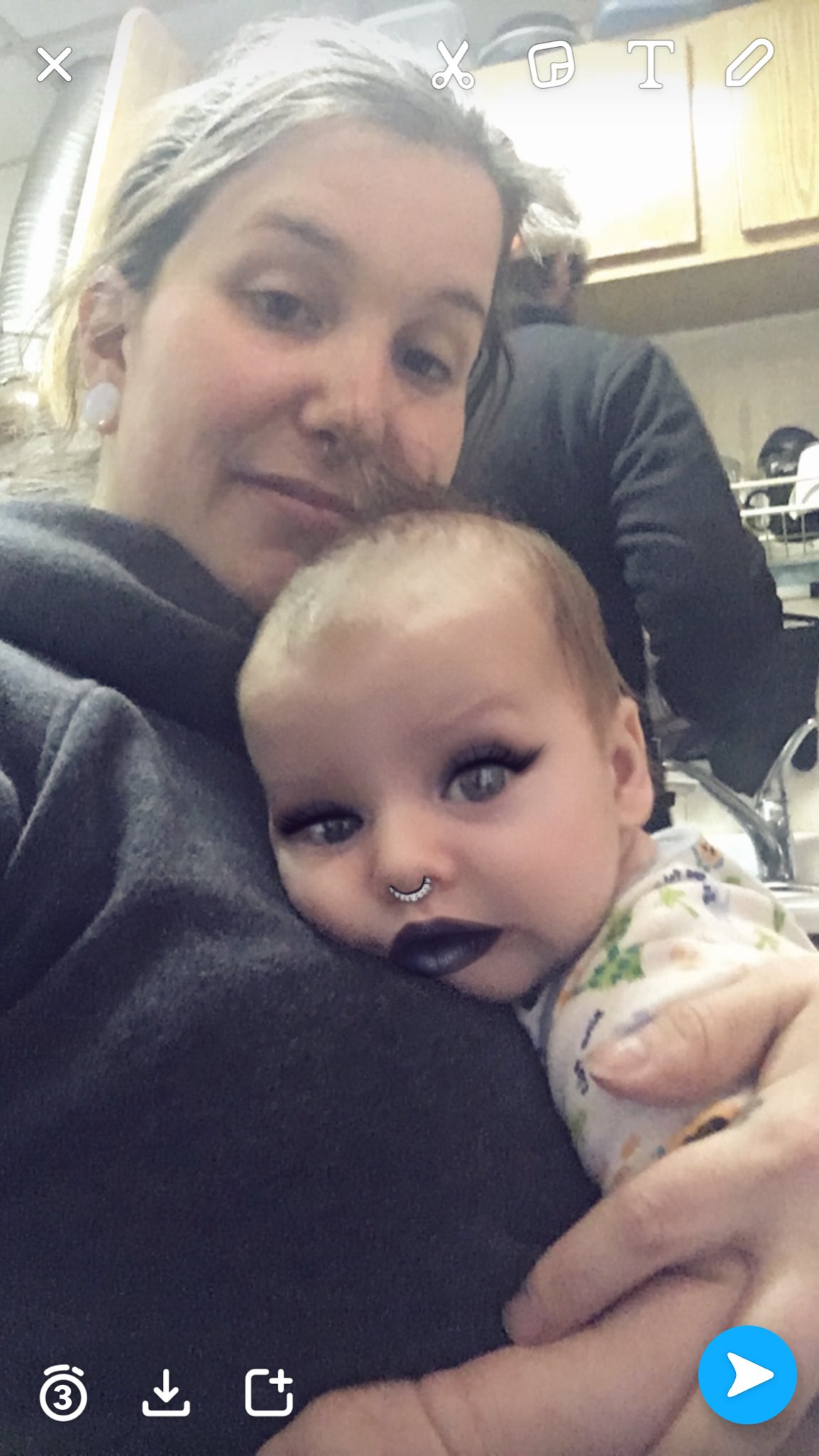 Baby septum hotsell piercing