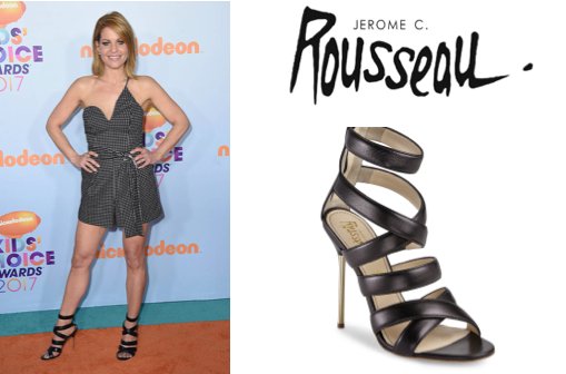 Star of <a href="/fullerhouse/">Fuller House</a> , <a href="/candacecbure/">Candace Cameron Bure</a>, wearing Jerome's Floyd sandals to the #kidschoiceawards last weekend. Styled by Joseph Cassell.