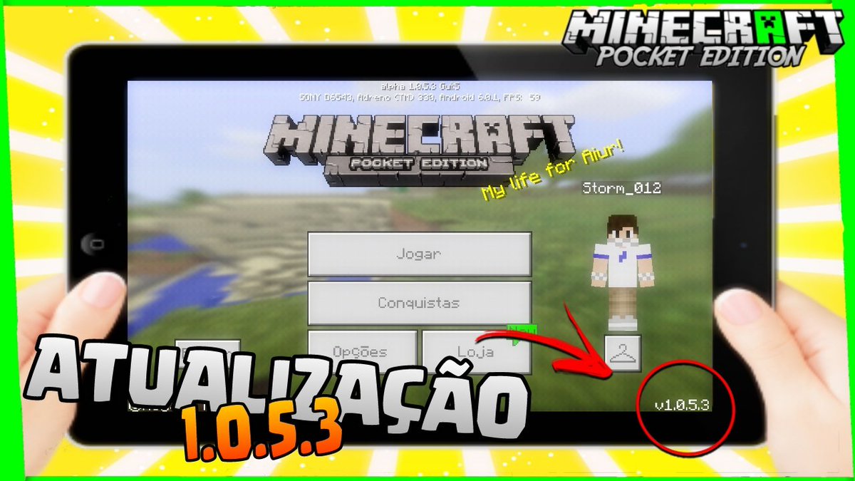 DisseNerdice's tweet photo. 🔵 ATUALIZAÇÃO MCPE 1.0.5.3 APK DOWNLOAD
(QUEM GRAVAR DEIXA OS CRÉDITOS PARA MIM PFV)
https://t.co/s2JZplGDOr https://t.co/L5QxiiOj67