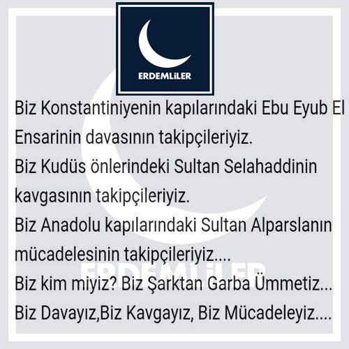 Erdemliler tweet media