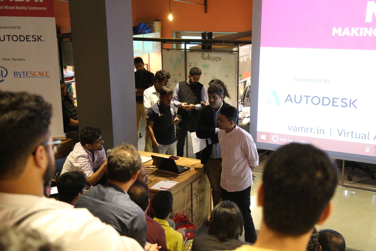 vrmo_io's tweet photo. Closed Beta Launch with @vamrr_official at @thinkQb8.
#VirtualReality #futureofwork #VRMO #launchbook #readytogo https://t.co/aE2qL0PvPH